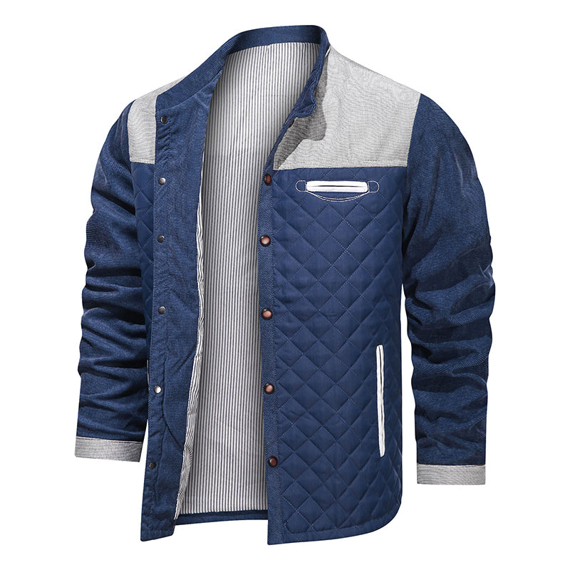 Rafael | Stylish Quilted Jacket for Men with Front Zip