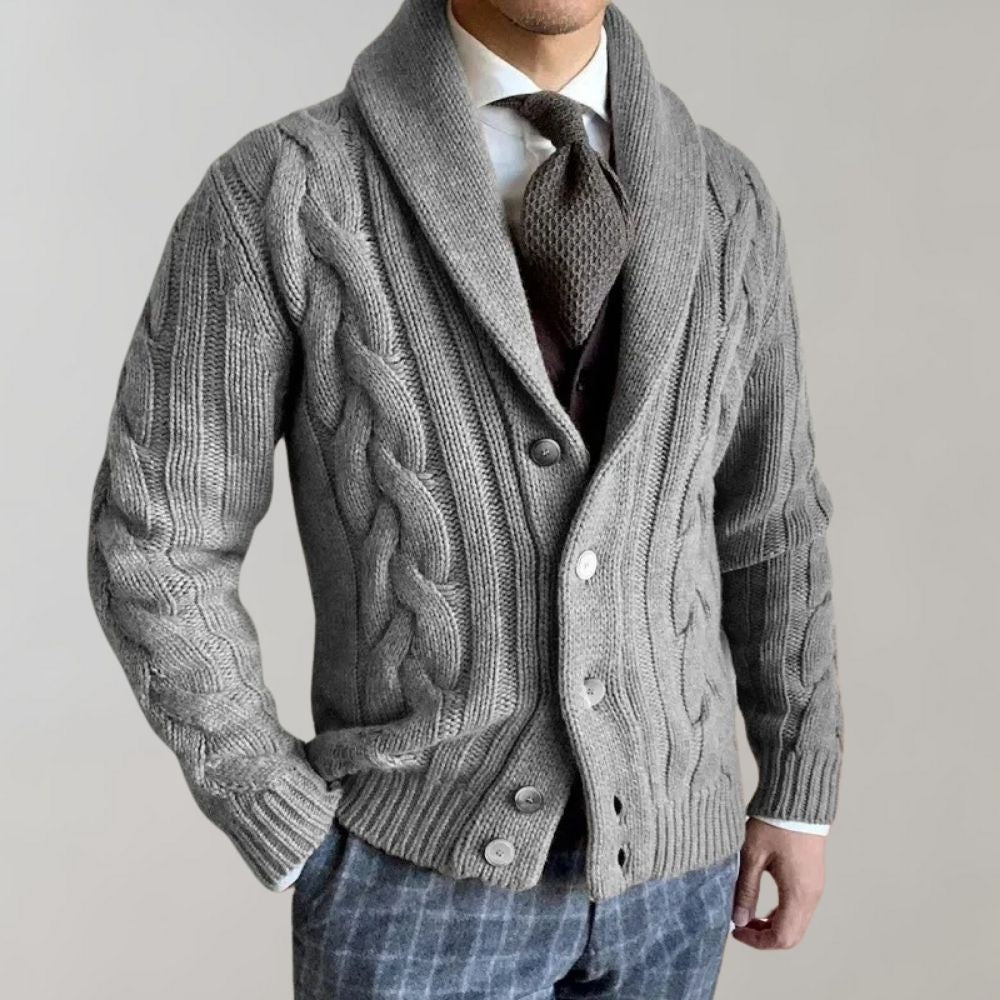 Bart | Lapel Collar Cardigan for Men