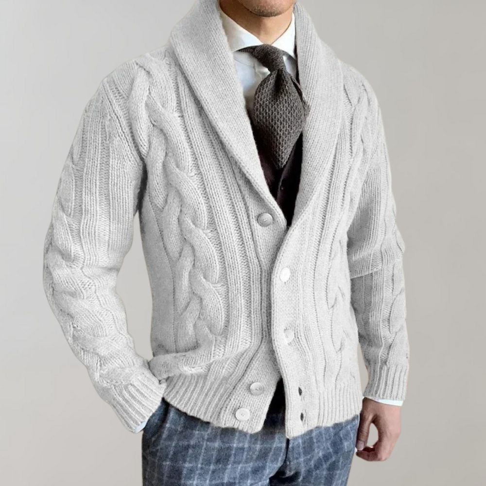 Bart | Lapel Collar Cardigan for Men