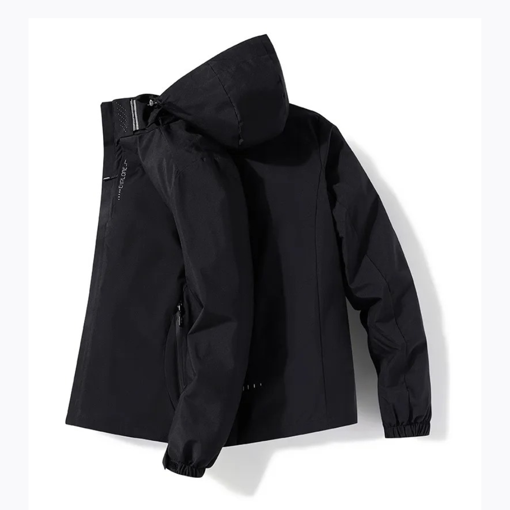 Adrian | Men's Lightweight Waterproof Hooded Jacket