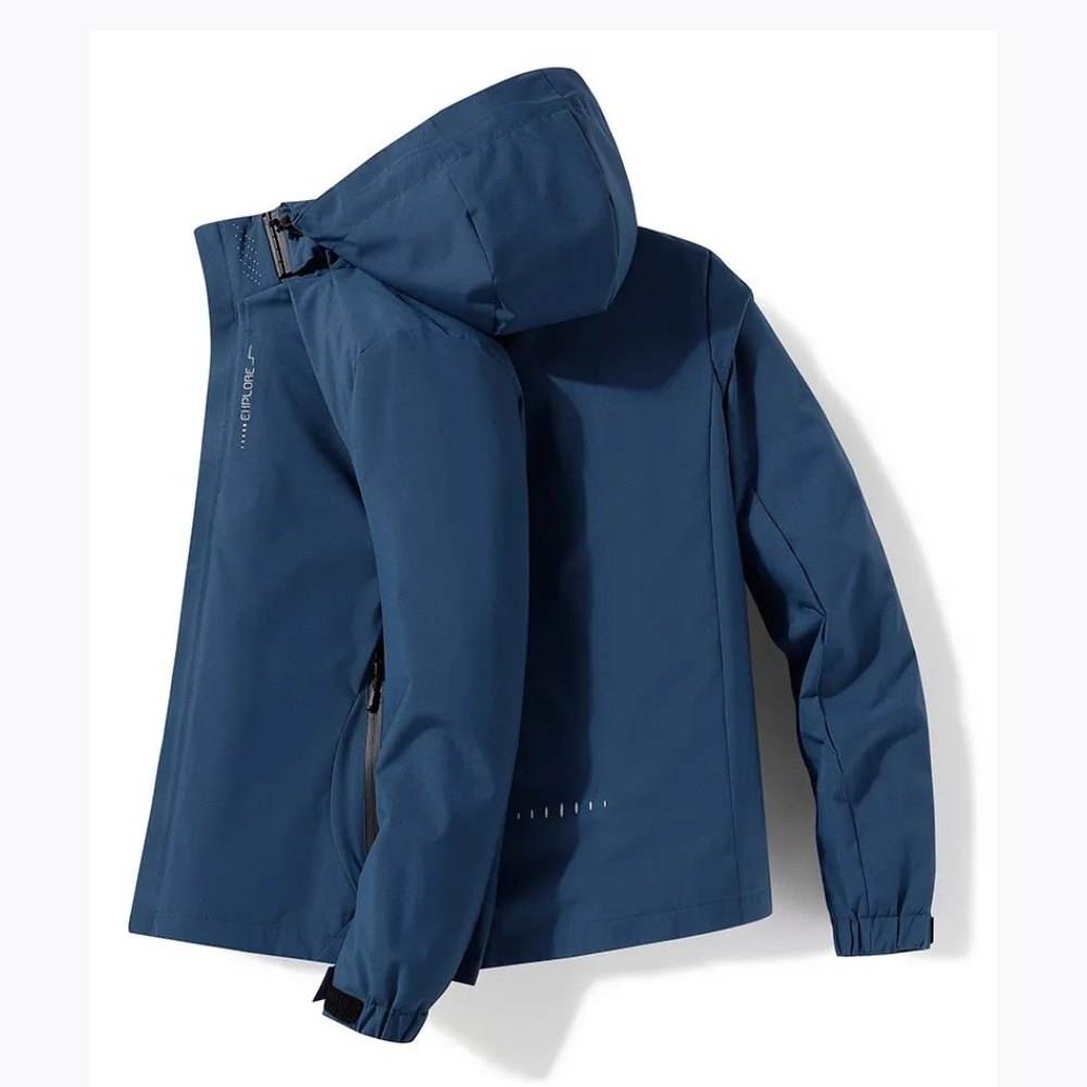 Adrian | Men's Lightweight Waterproof Hooded Jacket