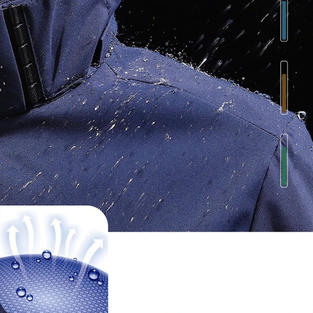 Adrian | Men's Lightweight Waterproof Hooded Jacket