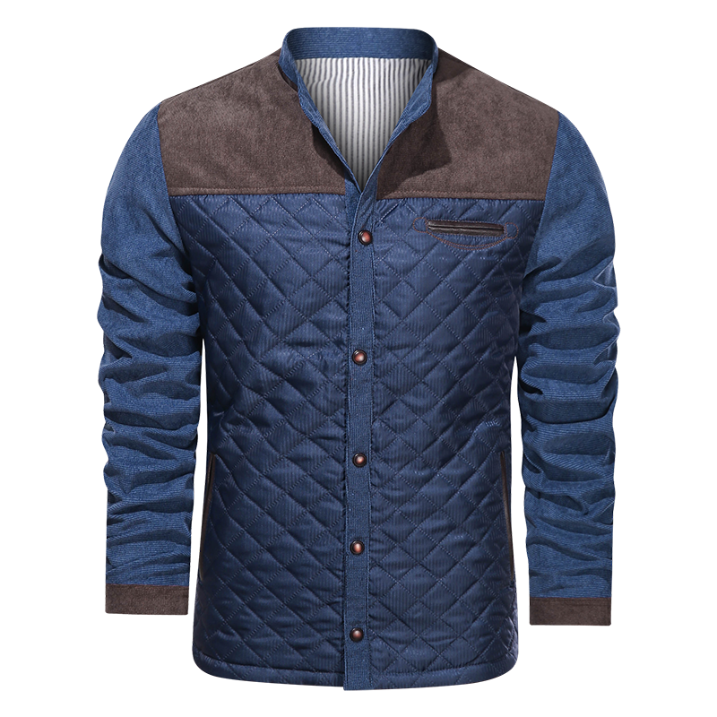 Rafael | Stylish Quilted Jacket for Men with Front Zip