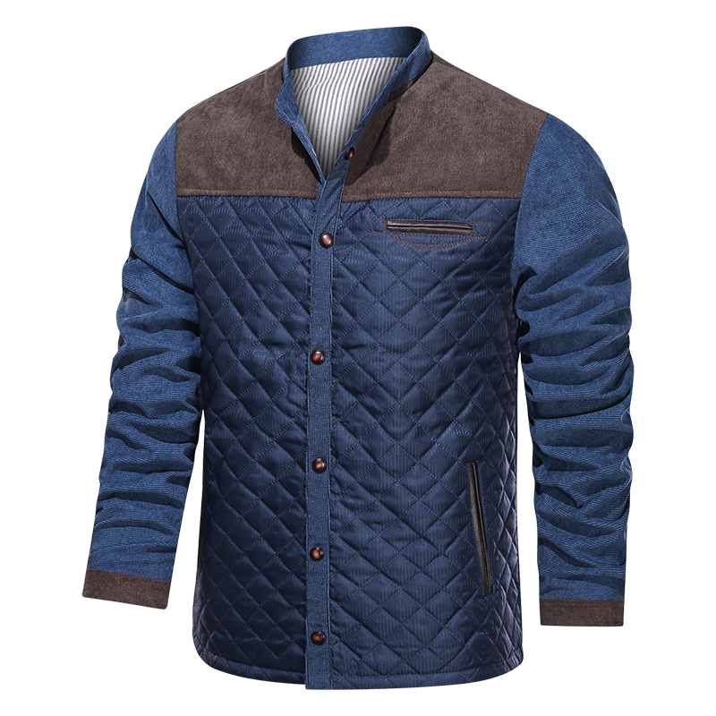 Rafael | Stylish Quilted Jacket for Men with Front Zip