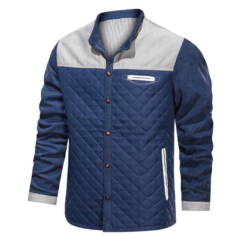 Rafael | Stylish Quilted Jacket for Men with Front Zip