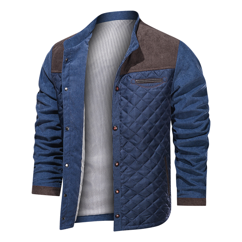 Rafael | Stylish Quilted Jacket for Men with Front Zip