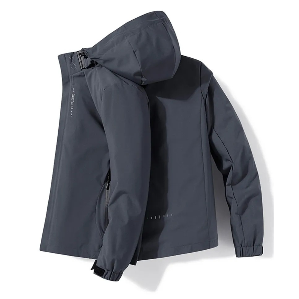 Adrian | Men's Lightweight Waterproof Hooded Jacket